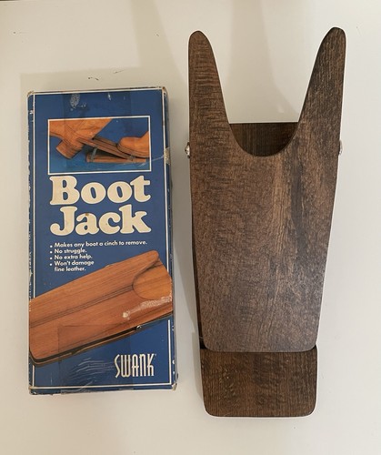 Vintage swank boot jack walnut - swank,