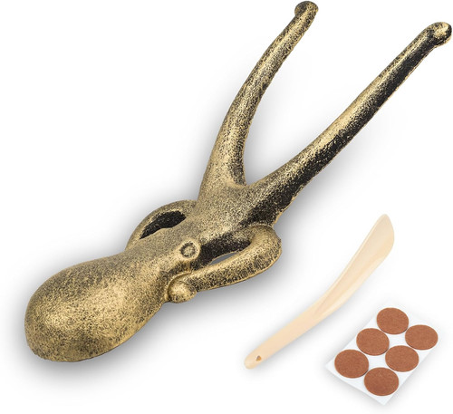 Cast iron octopus boot - iron,