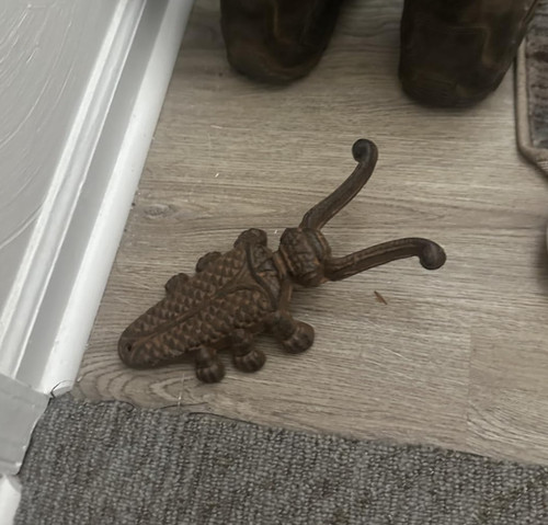 Cast iron boot jack - cast,