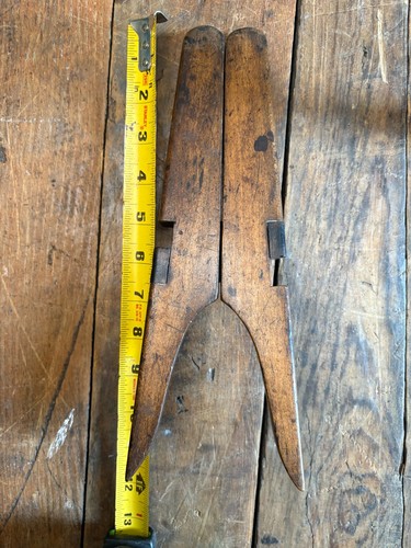 Vintage folding wooden boot - vintage,
